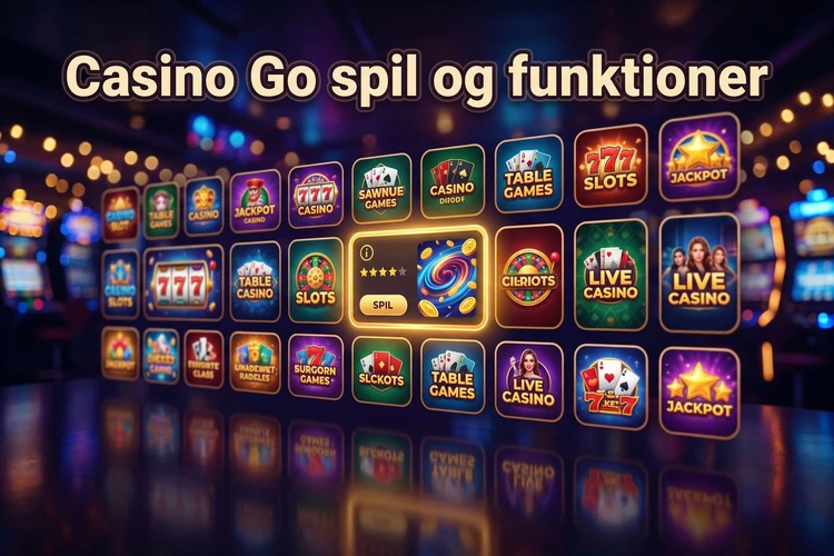 Casino Go spil og funktioner